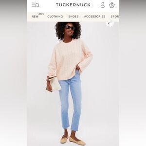 MOTHER The Looker crop color fresh catch Revolve bestseller light wash